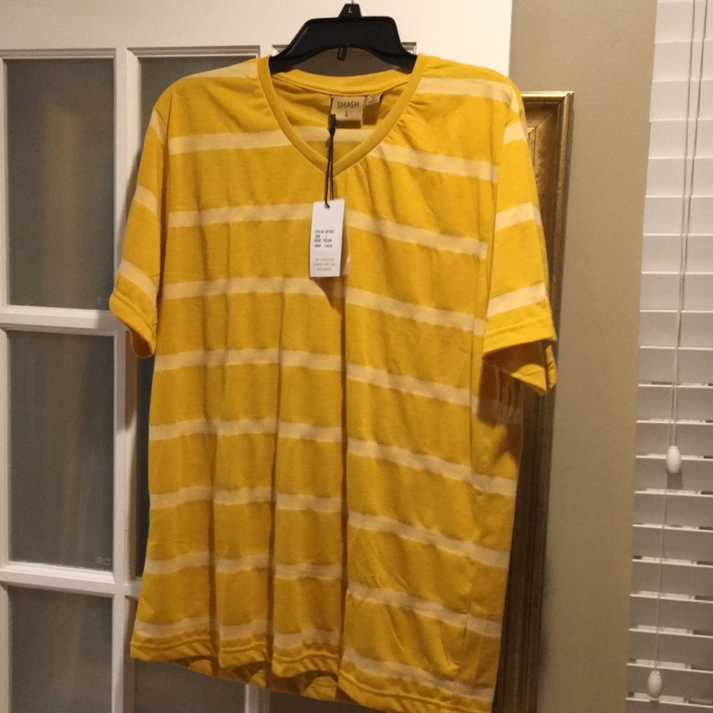 Smash tee shirt V-neck